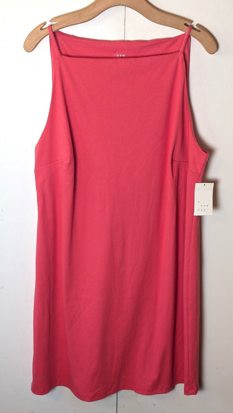 A New Day Orange Slip Dress XXL